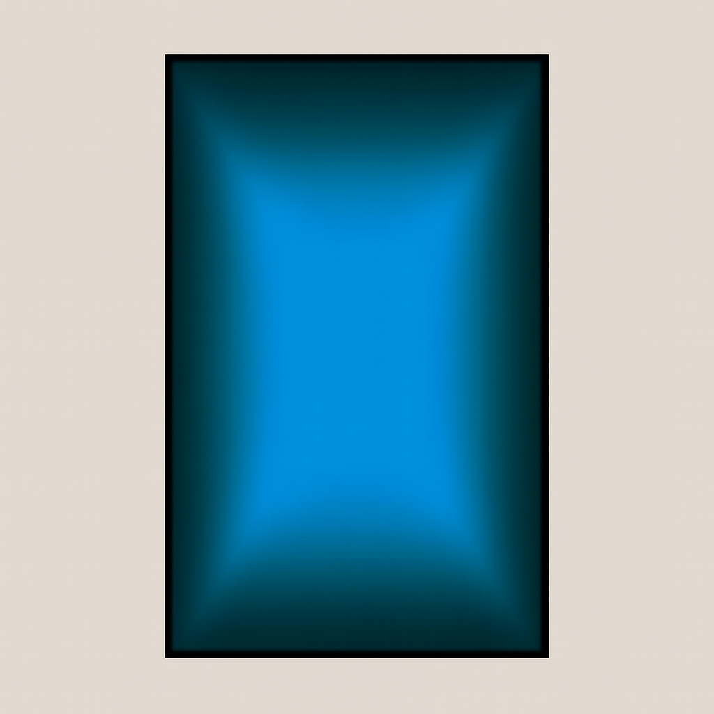 Wall Display Frame for 1:8 Scale Model Car Builds – Cyan Edition