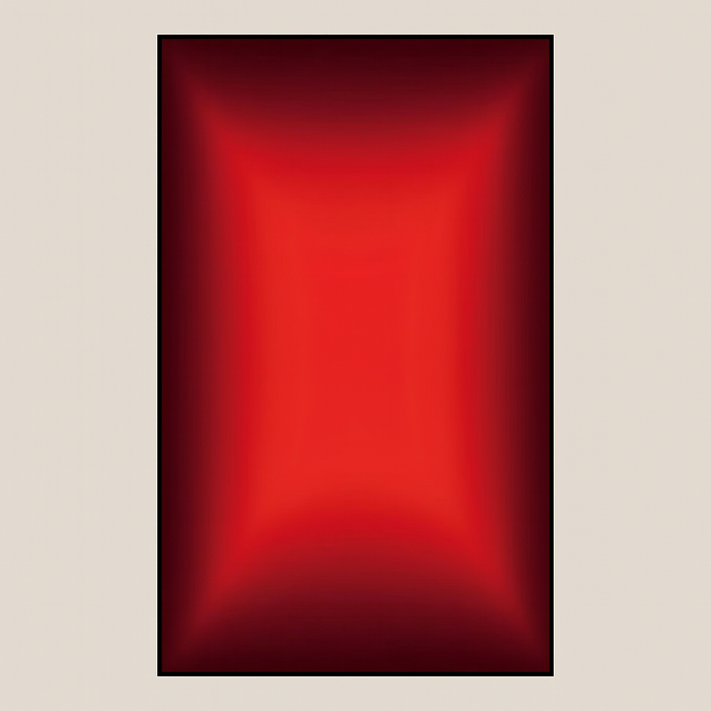 Wall Display Frame for 1:8 Scale Model Car Builds – Red Gradient Edition